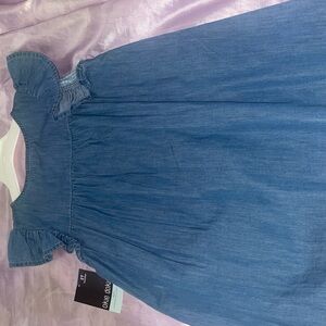 Okie Dokie Blue Denim Casual Dress